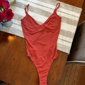 Lulus red bodysuit